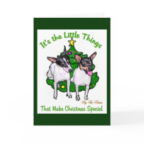 Toy Fox Terrier Christmas Gifts cards