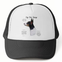 Toy Fox Terrier History Design Trucker Hat