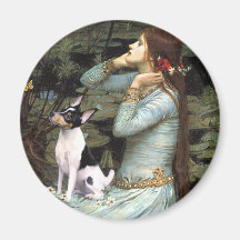 Toy Fox Terrier - Ophelia Seated Magnet
