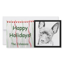 TOY FOX TERRIER PICTURE CARD
