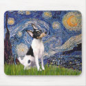 Toy Fox Terrier - Starry Night mousepad