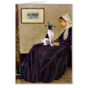 Toy Fox Terrier - Whistler's Mother cards