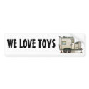 Toy Hauler Trailer Camper bumper stickers by art1st Toy Hauler Trailer Camper bumper stickers