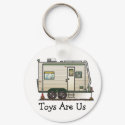 Toy Hauler Trailer Camper keychains by art1st Toy Hauler Trailer Camper keychains
