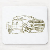 Toy Hilux 2009 Mouse Pad