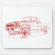 Toy Hilux gen5 1992+ Mouse Pads