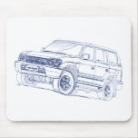 Toy Land Cruiser 90 series Prado 1996 Mousepads