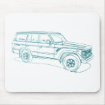 Toy LandCruiser FJ60 1980-90 Mousepad