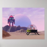 Toy Moon Walker Scene Poster