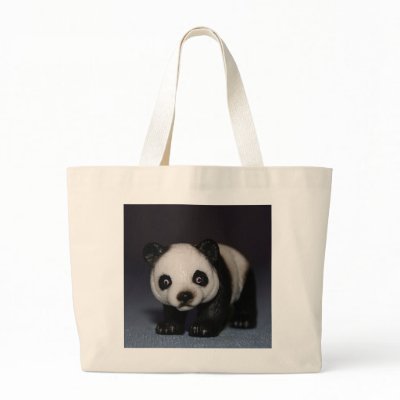 Toy Panda Bag by whitebreadtoast