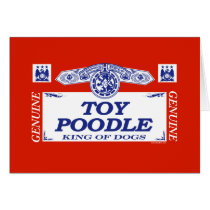 Toy Poodle cards