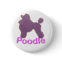 Toy Poodle Cradle in Purple / Pink Button by LittleMilkyShop Toy Poodle Cradle in Purple / Pink Button