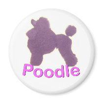 Toy Poodle Cradle in Purple / Pink Magnet