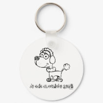 Toy Poodle keychains by dopaoo Toy Poodle keychains