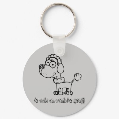 Toy Poodle Key Chain by dopaoo