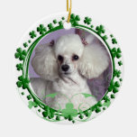 Toy Poodle St Patrick's Day Ornament
