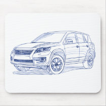 Toy Rav4 2011 Mousepad