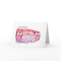 Toy Red Car Card