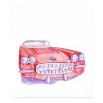 Toy Red Car Poster posters