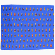 Toy Robots 2" Binder