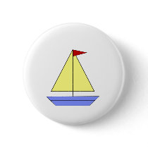 Toy Sailboat - Button