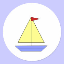 Toy Sailboat - Sticker stickers