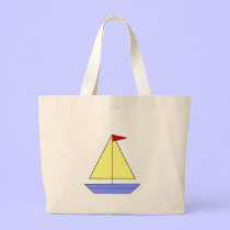 Toy Sailboat - Tote Bag bags