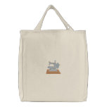 Toy Sewing Machine Embroidered Bag