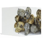 Toy Skulls in a Pile 3 Ring Binder