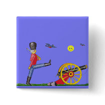 Toy Soldier and Toy Cannon...Button.