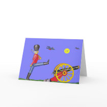 Toy Soldier and Toy Cannon...Card.