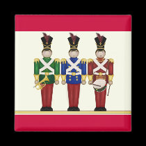 Toy Soldiers Christmas Magnet magnets