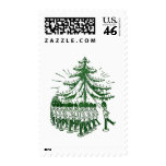 Toy Soldiers March Round a Tree Postage Stamp