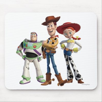 Toy Story 3 - Buzz Woody Jesse 2 mousepads