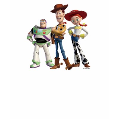 Toy Story 3 - Buzz Woody Jesse 2 t-shirts