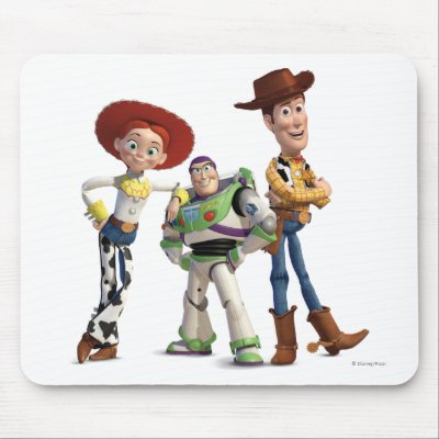 Toy Story 3 - Buzz Woody Jesse mousepads