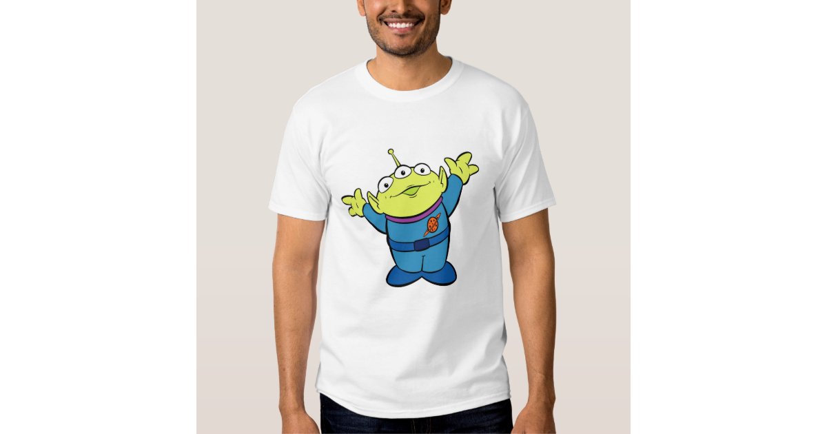 green alien toy story shirt