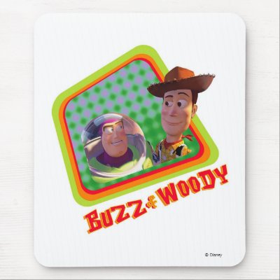 Toy Story Buzz and Woody Friends design mousepads