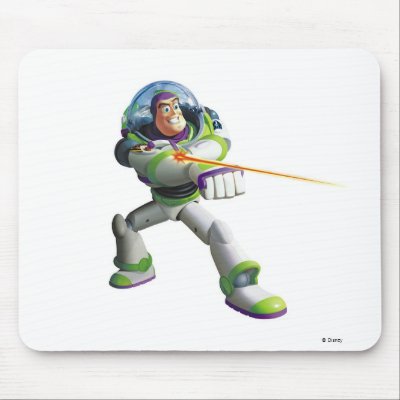 Toy Story Buzz Lightyear Firing his Laser mousepads