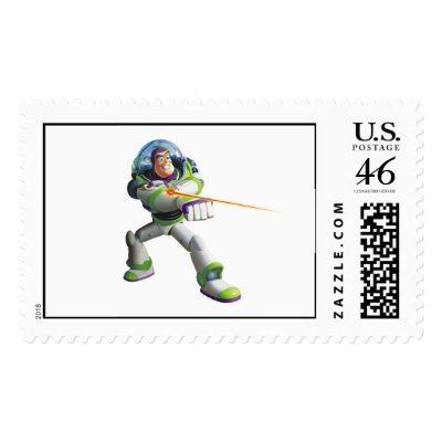 Toy Story Buzz Lightyear Firing his Laser postage
