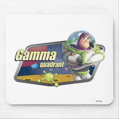 Toy Story Buzz Lightyear Gamma Quadrant logo mousepads
