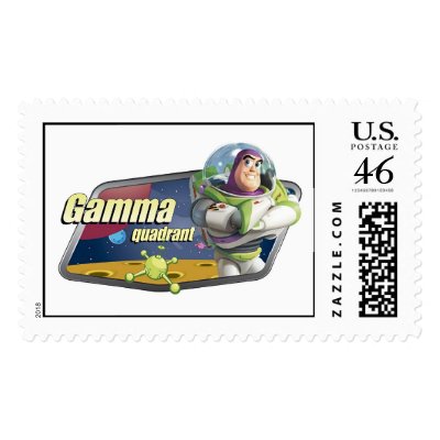 Toy Story Buzz Lightyear Gamma Quadrant logo postage