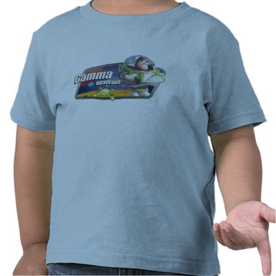 Toy Story Buzz Lightyear Gamma Quadrant logo t-shirts