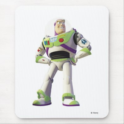 Toy Story Buzz Lightyear standing hands on hips mousepads