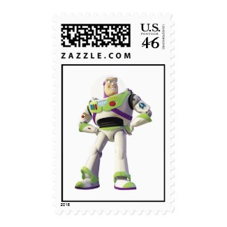 Toy Story Buzz Lightyear standing hands on hips stamp