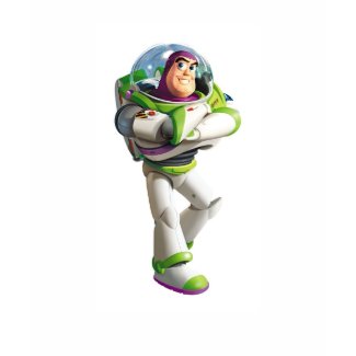 Toy Story Buzz Lightyear standing with folded arms shirt