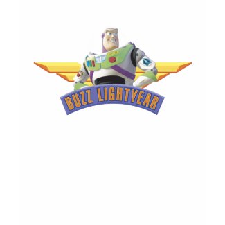 Toy Story Buzz Lightyear wings button pin shirt