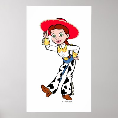 Toy Story Jesse cowgirl standing greeting posters