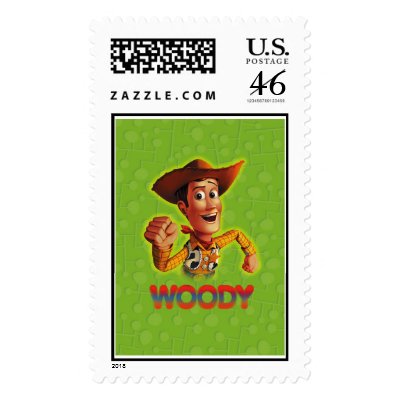 Toy Story Woody shaking fist postage