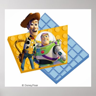 Toy Story's Buzz & Woody  posters